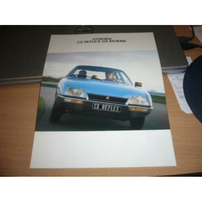 Folder CITROEN CX REFLEX - CX ATHENA