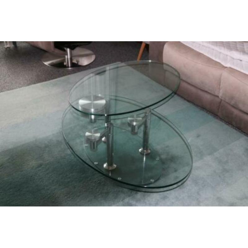 Glazen salontafel