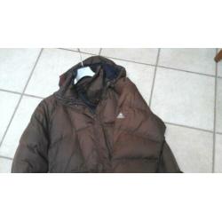 Tenson: z.g.a.n. dames winterjas maat: 42 kleur: donkerbruin