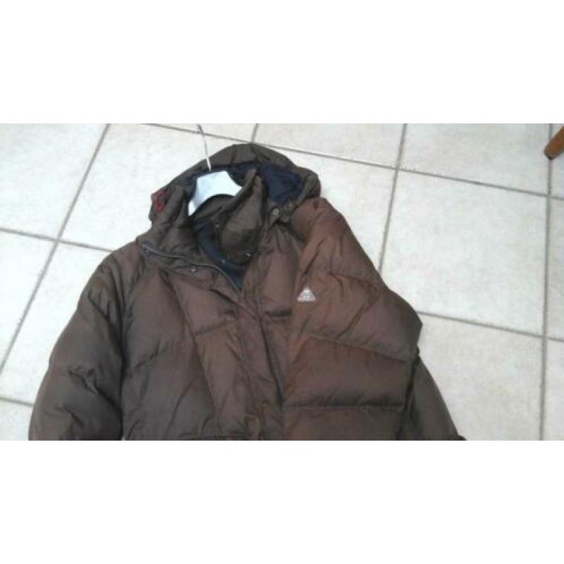 Tenson: z.g.a.n. dames winterjas maat: 42 kleur: donkerbruin