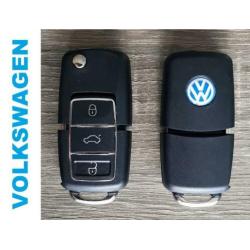 Luxe 3 knops VW sleutel behuizing Beetle Golf Passat Polo Up