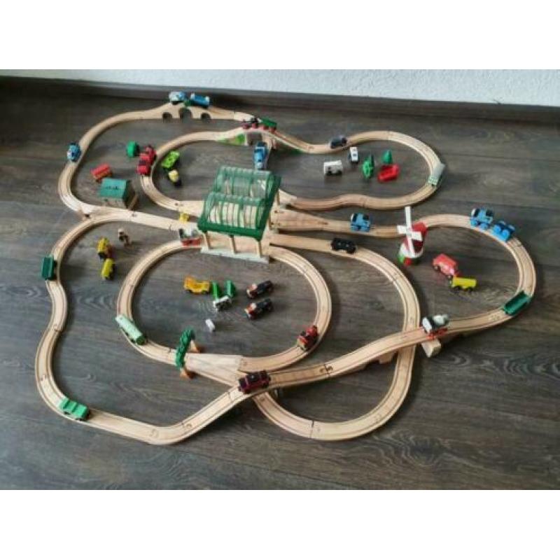 thomas de trein ( Houten ) wood serie set 2
