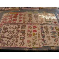 500 versch.3d vellen iets vellum,achtergrond en kerst