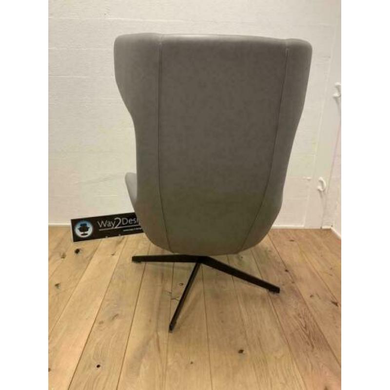 2x Moroso Take A Line For A Walk / grijs Leder