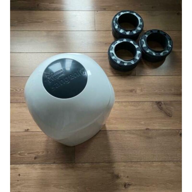 Luieremmer Tommee Tippee Sangenic Tec (Wit) en 4 navullingen