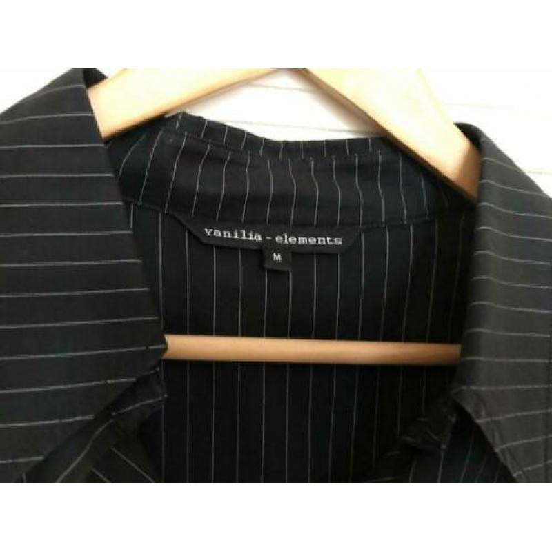 Vanilia zwarte Blouse - maat M