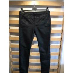 Stoere zwart gecoate broek van Bella Ragazza xs