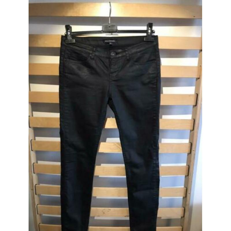 Stoere zwart gecoate broek van Bella Ragazza xs