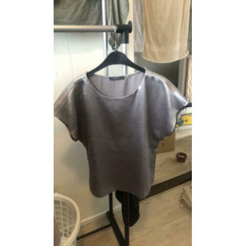 Esprit top zilver kleurig