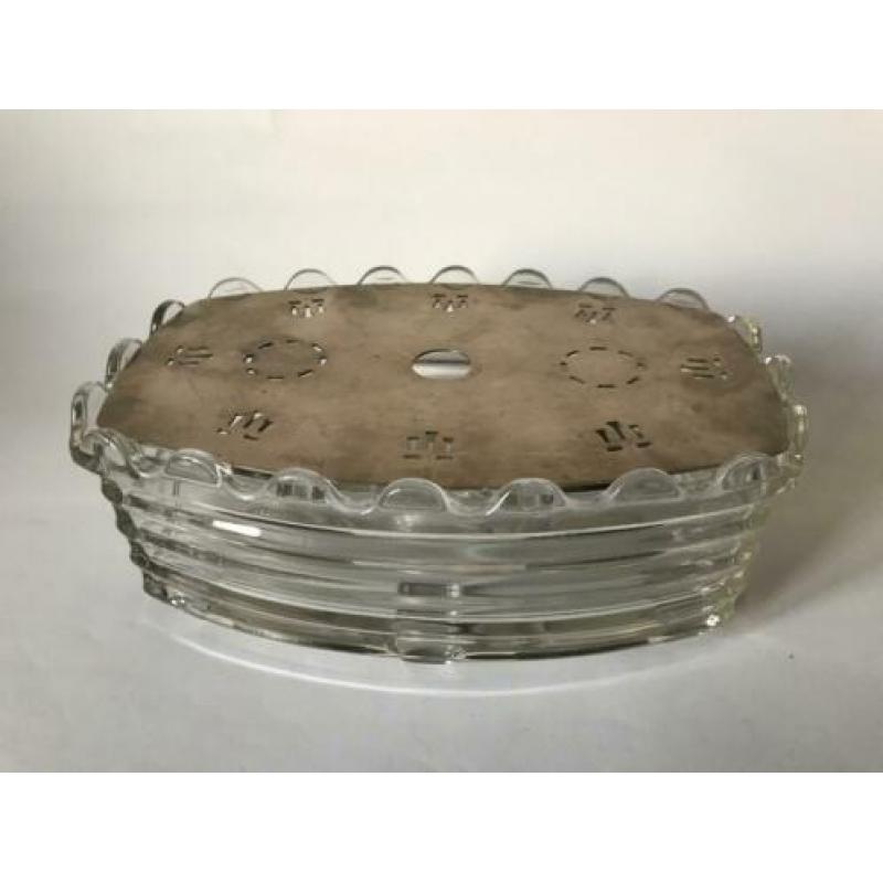 Brocante Verkade Rechaud Waxine lichtjes houder / theelichtj
