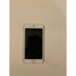 I phone 6, 64GB, Silver white met hoes te koop