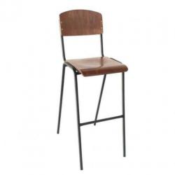 VINTAGE RESTAURANT STOELEN SCHOOLSTOELEN, stoel smokey 253
