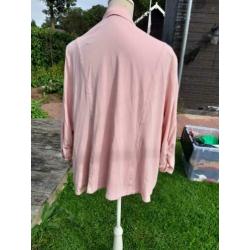 Roze tricot jasje van Miss Etam mt 56