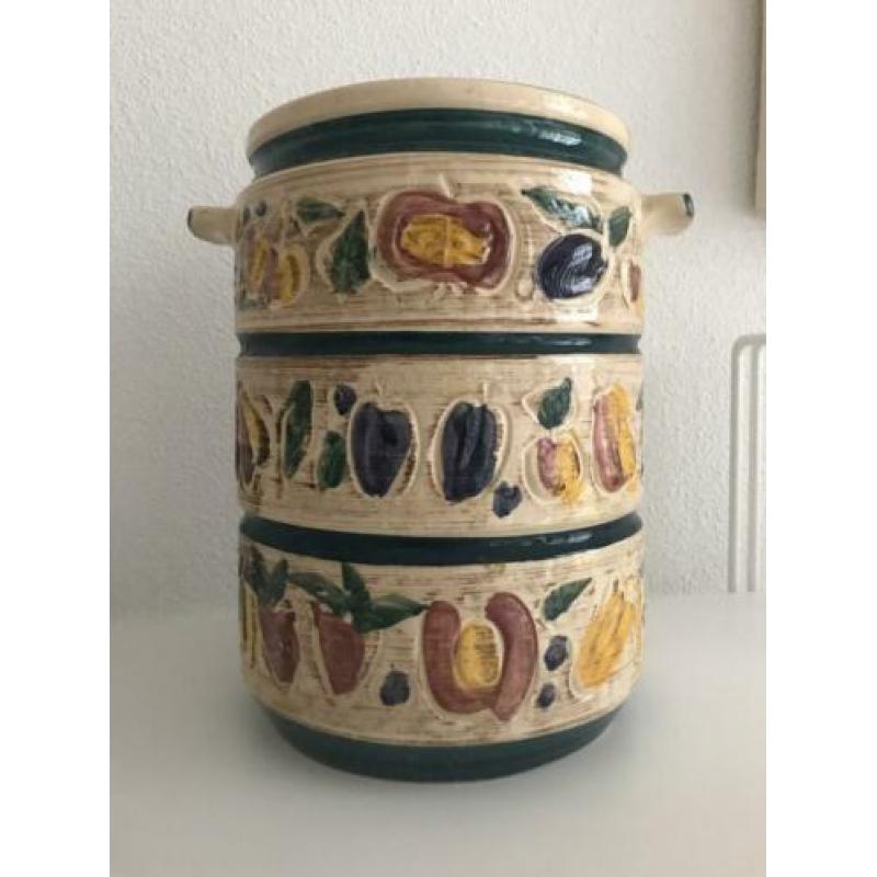Prachtige vintage West Germany Rumtopf design vaas pot