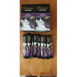 75 zakjes miamor cat cream malt - kase antihaarbal.