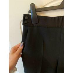 Zara pantalon smoking pants met zijstrook