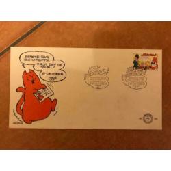 Jan Jans en de kinderen - 2x eerstedag envelop / postzegels