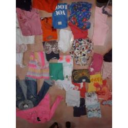 Groot pakket zomerkleding + winterjas maat 86 92