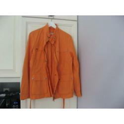 mooie oranje Marella jas, mt 40