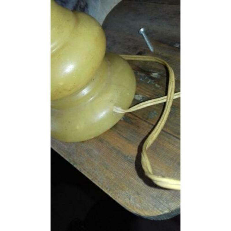 Brocante lamp natuursteen