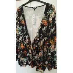 NIEUW Elegante Top / M&S Mode // mt 2XL