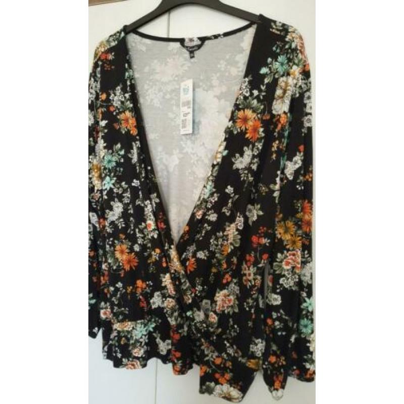 NIEUW Elegante Top / M&S Mode // mt 2XL