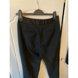 Zara pantalon smoking pants met zijstrook