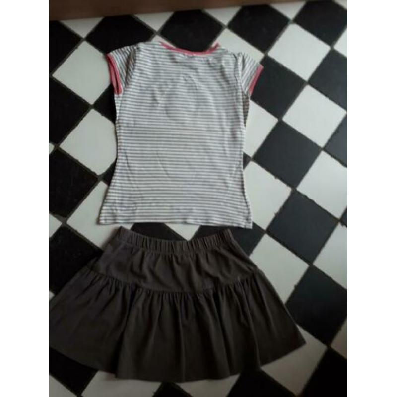 Nono Nononsense setje rok en shirt maat 152-158