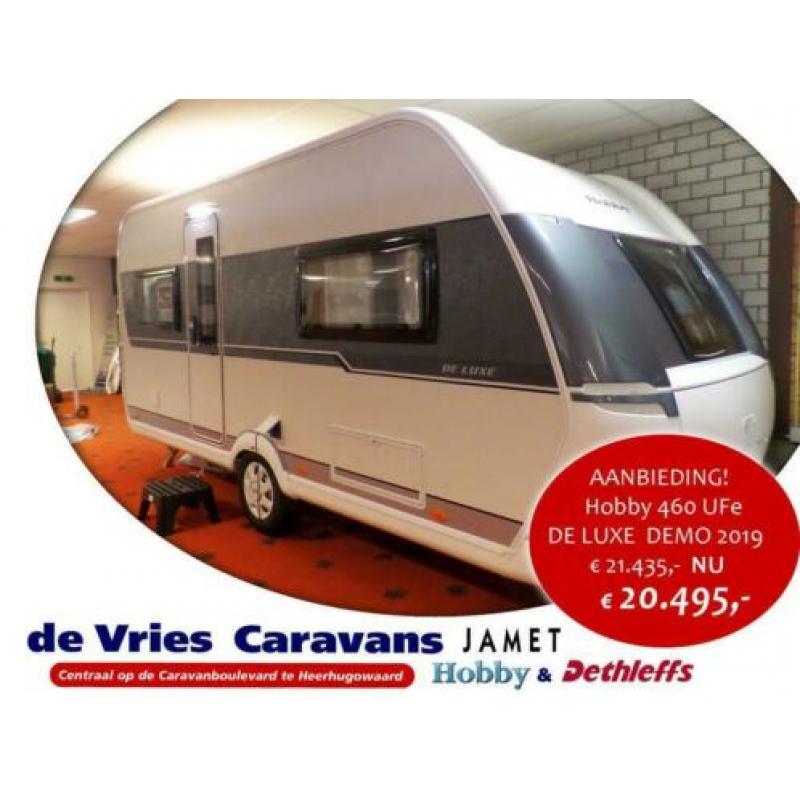 Hobby De Luxe 460 UFe SHOWMODEL, AANBIEDING