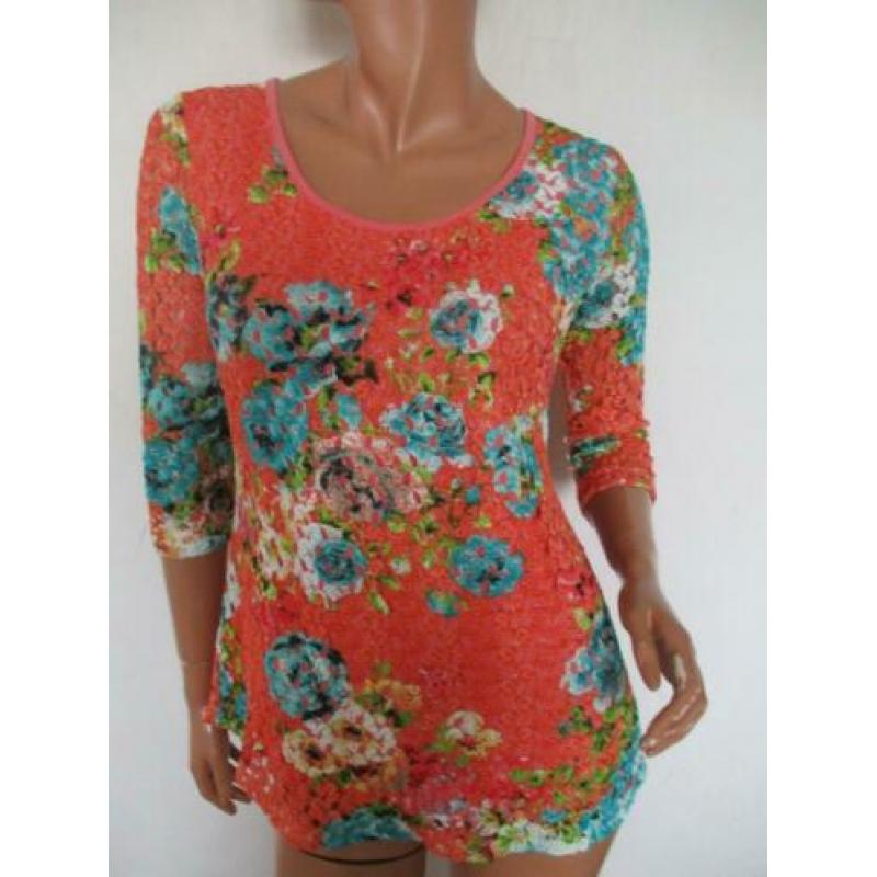 STUDIO ANNELOES ! Kanten shirt mt 38.