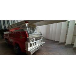Unieke grote (60cm!) Tonka brandweerauto uit 1984