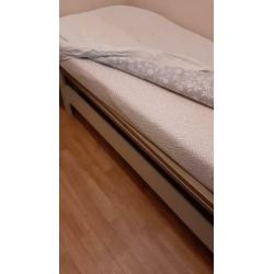 1 persoons bed met auping matras