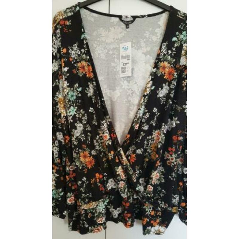 NIEUW Elegante Top / M&S Mode // mt 2XL
