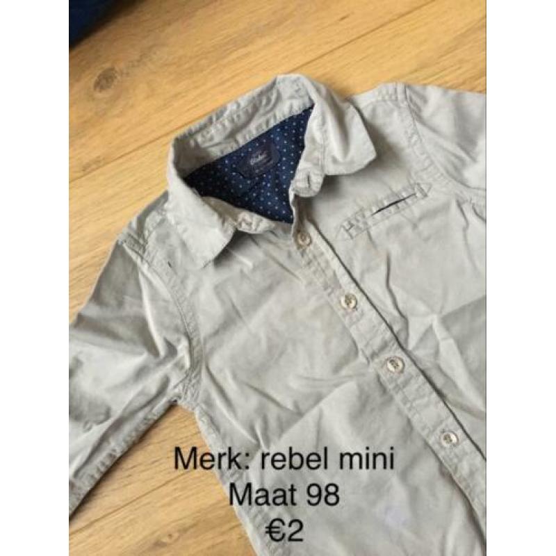 Jongens kleding maat 86 92 98 104 z8 tumble N dry name it