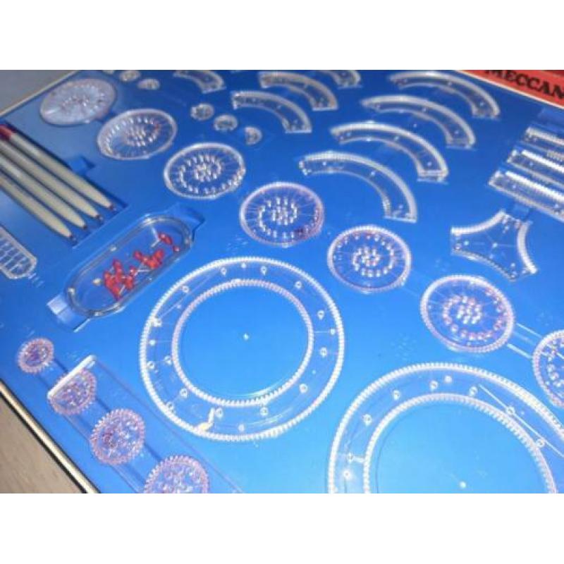 meccano super spirograph vintage tekenset