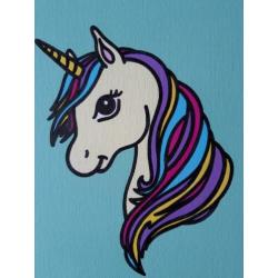 Nieuwe Eenhoorn ( Unicorn) schilderijen set voor € 10,-