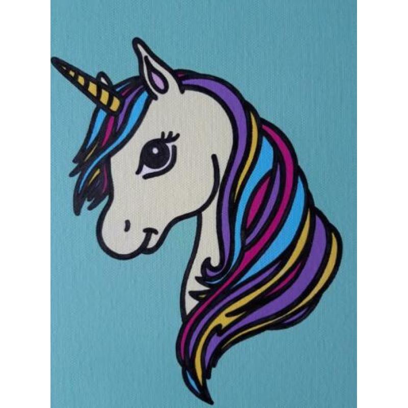 Nieuwe Eenhoorn ( Unicorn) schilderijen set voor € 10,-