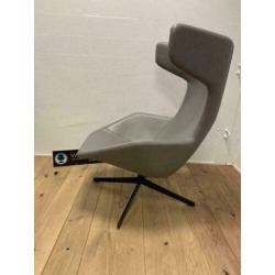 2x Moroso Take A Line For A Walk / grijs Leder