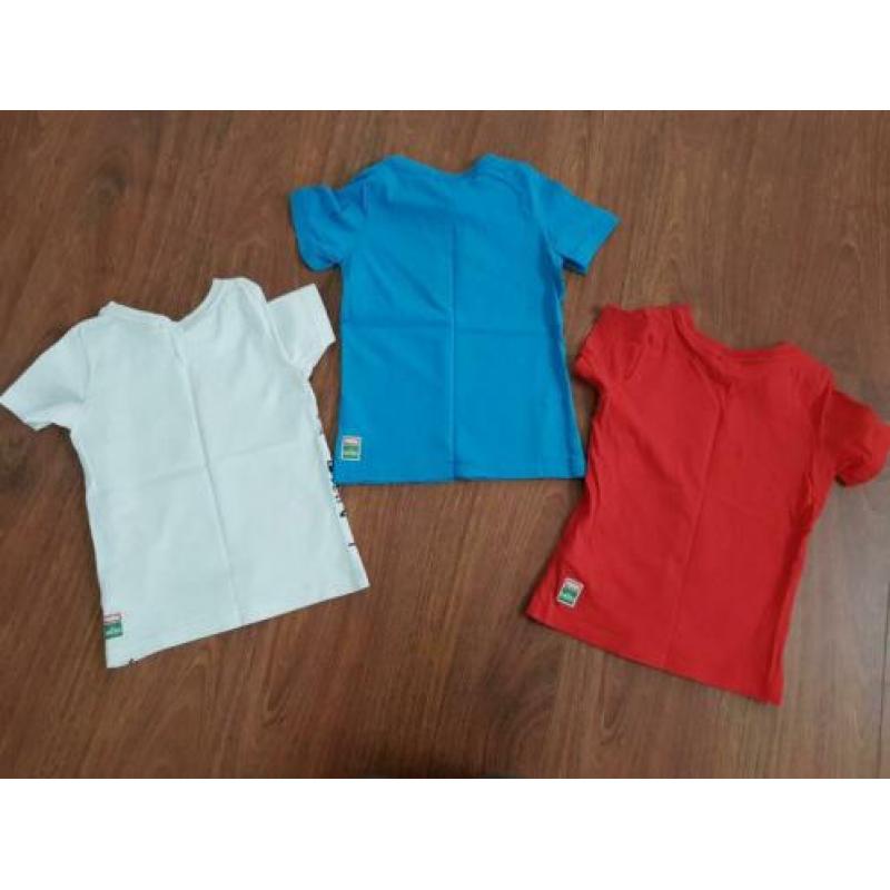 Puma t-shirt Sesamstraat 3 stuks, maat 104
