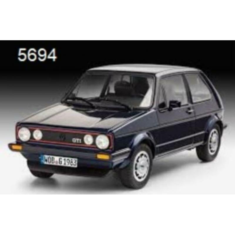 NIEUW Revell VW GOLF 1 GTI 1:24 Pirelli modelbouw 5694