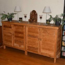 Mooi teakhouten dressoir kast