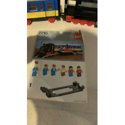 LeGo trein 7710 met boekje compleet