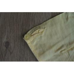 Blouse 42 geel korte mouw
