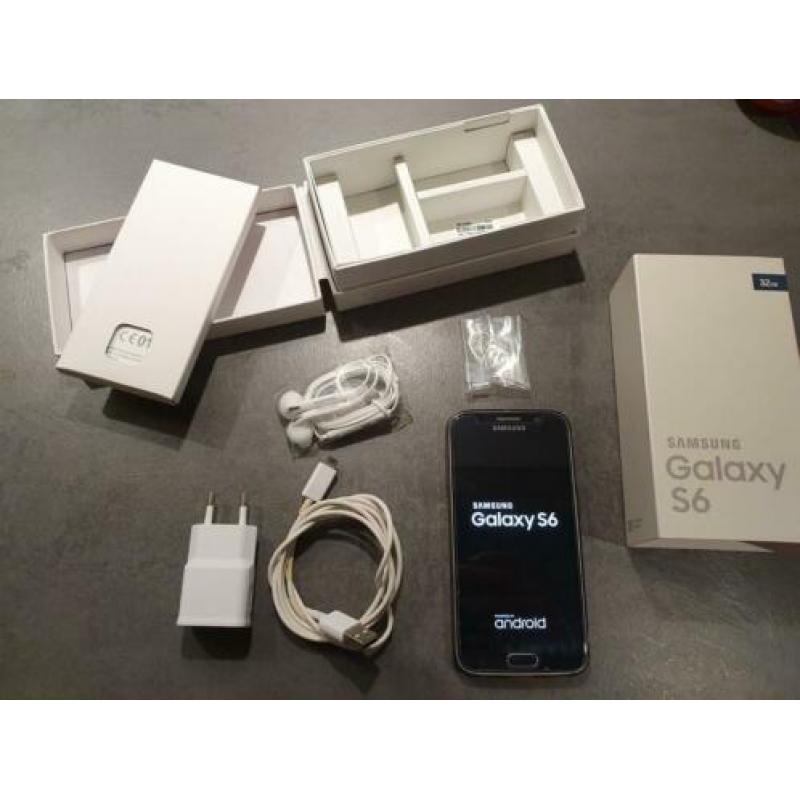 Samsung Galaxy S6 incl. beschermhoes en Tetrax carkit