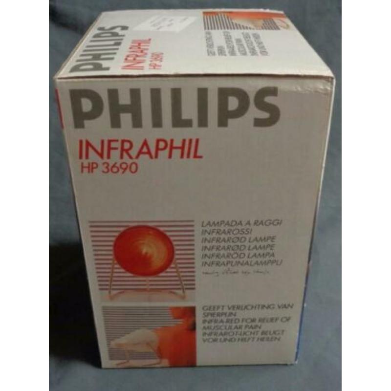 PHILIPS INFRAPHIL HP3690 infrarood rode lamp warmtelamp infr