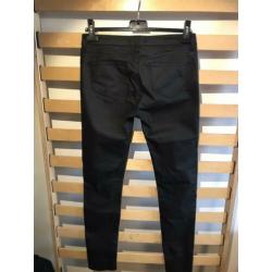 Stoere zwart gecoate broek van Bella Ragazza xs