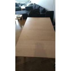 Uitschuif tafel