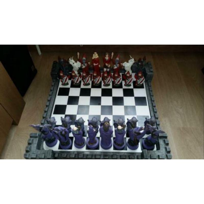 Keramische groot schaak bord hand make figuren 50x50