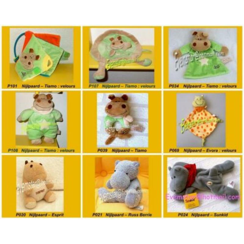 Nijlpaard Nijlpaardje - Russ Berrie Sunkid Ikea Nicotoy ea m
