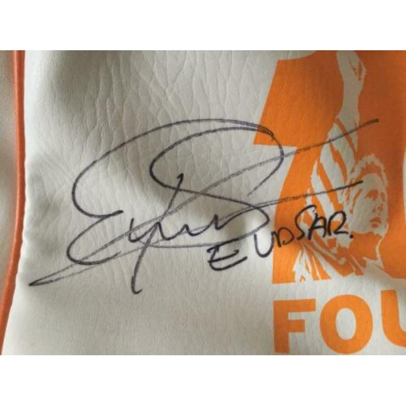 Sporttas Edwin van der Sar foundation met handtekening Edwin